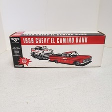 ERTL 1:25 WIX FILTERS 1959 CHEVY EL CAMINO DIE-CAST BANK NEW
