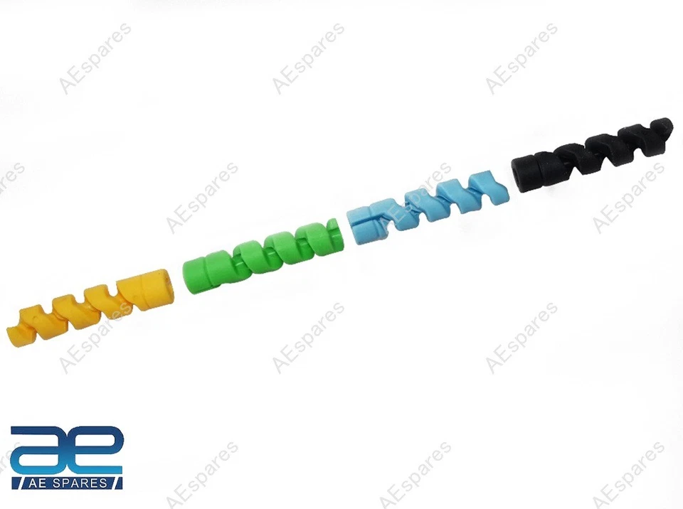 Set di 10 Spirali USB Cavo di Protezione Cavo Salva per USB Protezione Cavo D... - Immagine 3 di 4