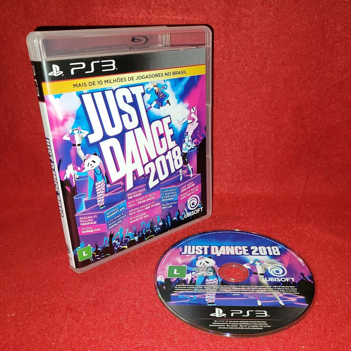 Just Dance 2018 (Sony PlayStation 3 PS3, 2017) English/Portuguese