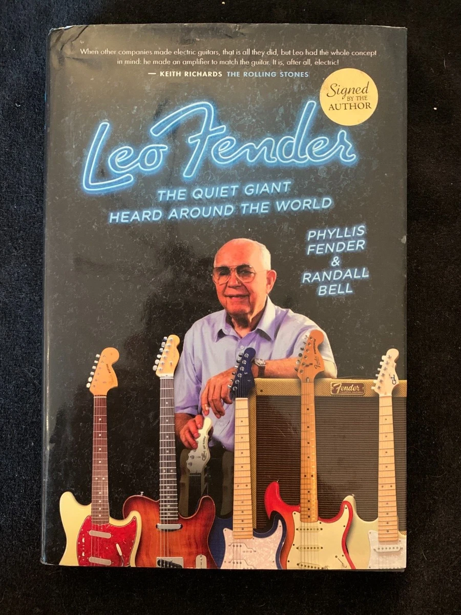 Signed 2x 1st 1st Leo Fender The Quiet Giant Phyllis Fender 2018 HCDJ VG