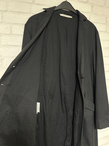 Miu Miu Vintage Black Trench Coat Jacket Size 44 - Picture 4 of 15