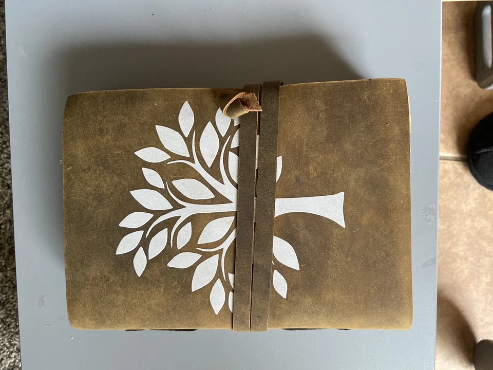 Vintage Leather bound Journal Diary Notebook Handmade Deckle Edge Paper -8X6x2 - Image 3 of 3