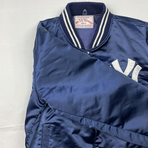 Giacca raso vintage anni 80 90 New York Yankees ricamata con bottoni XS - LEGGI DESCRIZIONE - Foto 5 di 24