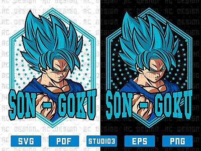 Dragon Ball Goku Chibi Svg, Goku Super Saiyan Blue Svg, Goku Chibi Svg