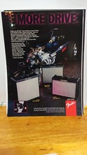 FENDER HOT ROD GUITAR AMPLIFIERS  GUITAR PRINT AD 11 X 8.5  001296