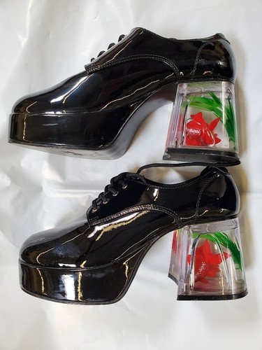 Pleaser Funtasma Floating Fish Heels Pf Oxford Schnürstiefel PIMP02 schwarz Gr. S - Bild 9 von 13