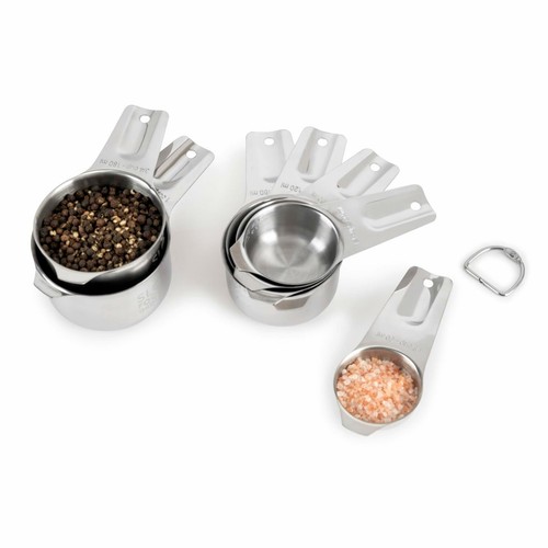 Measuring Cup Set - Seven Piece Stainless Steel Measuring Cups - Picture 3 of 4