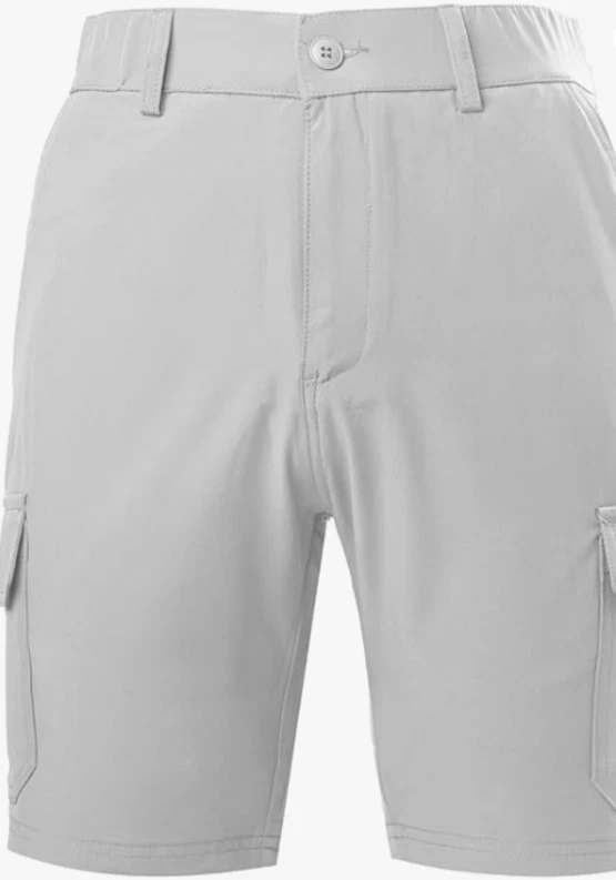 NEW BRISIRA Men's Hybrid Cargo Board Shorts Light Grey Size 36