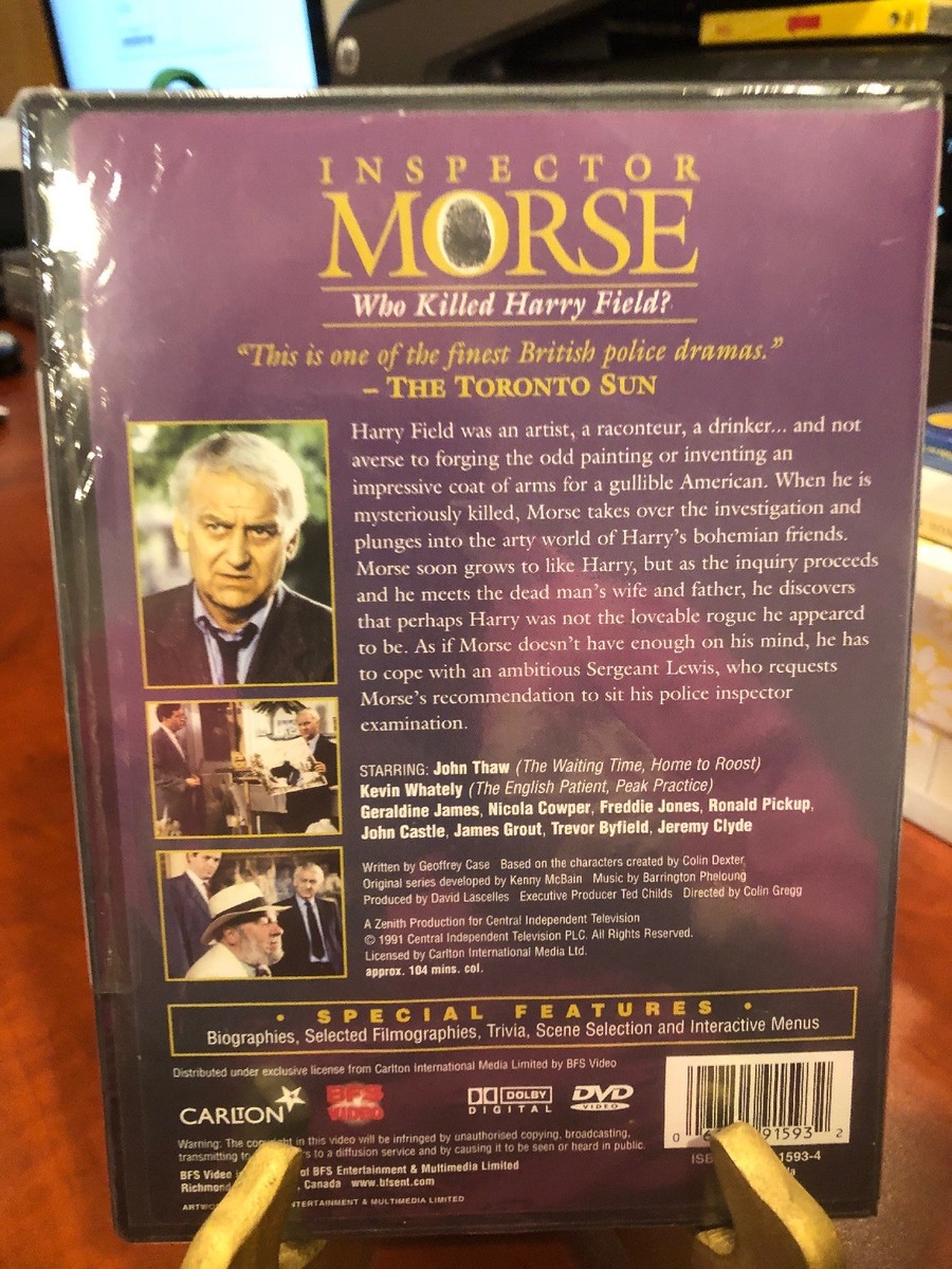 (未使用･未開封品)Inspector Morse: Who Killed Harry Field [DVD] Inspector Morse - Who Killed Harry Field? (DVD, 1988) NEW