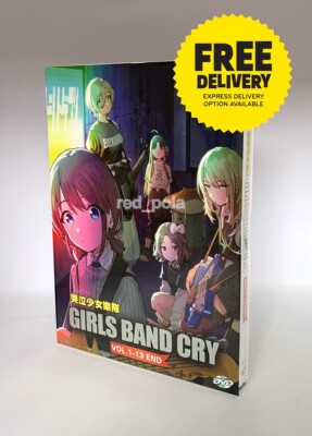 DVD Anime Girls Band Cry Complete TV Series (Vol 1-13 End) English Subtitle