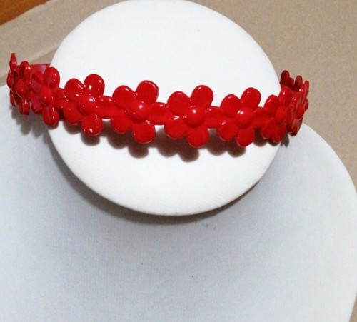 2 Pezzi Cerchietto Capelli Fiore E Papillon, doppio e resistente Rosso A120 - Foto 5 di 5