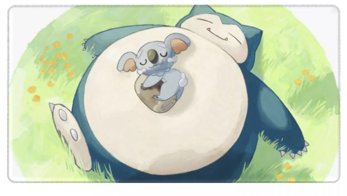 Ｈｉ－ｒｏｃｋ Snorlax - Board Card Game Pokemon Playmat Game Mousepad Play