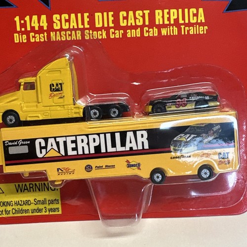2 Vintage 1997 Racing Champions Nascar Stock Car & Cab w/ Trailer, 1/144 NIB! - Picture 5 of 6