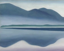 Print or Canvas - Lake George by Georgia O'Keeffe