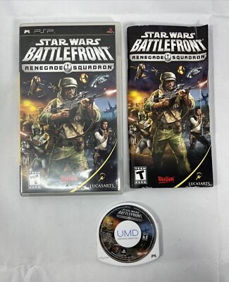Star Wars Battlefront Renegade Squadron PSP Complete Tested Working  