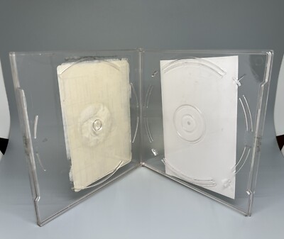 2 Heavy Duty CD DVD Master Disc Case, Targray Stamper Cases, Clear, H9001385115