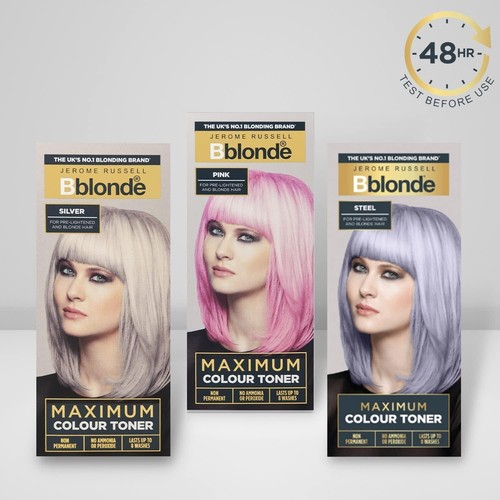 Jerome Russell Bblonde Maximum Colour Toner Silver for Blonde Hair 75ml - Bild 7 von 8