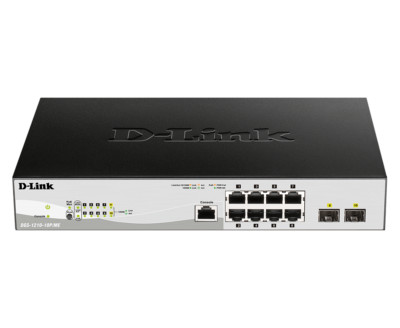 NEW D-Link DGS-1210-10P 10-Port Gigabit Smart Managed PoE Switch With Rack Mount