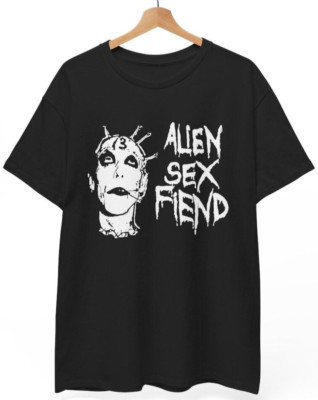 Alien Sex Fiend Tshirt Official Gothic Deathrock Goth Batcave, Unisex Tee