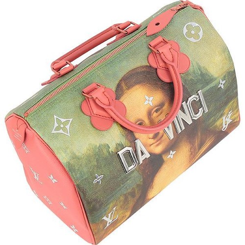 Borsa Louis Vuitton Masters Speedy 30 Di Jeff Koons Mona Lisa La Joconde M43372 - Bild 4 von 13
