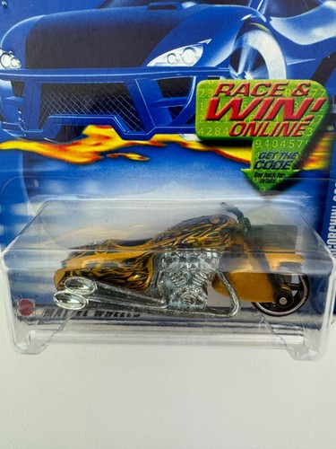 \Hot Wheels Scorchin' Scooter #197 Gold, Black & Chrome 2002 - Picture 4 of 7