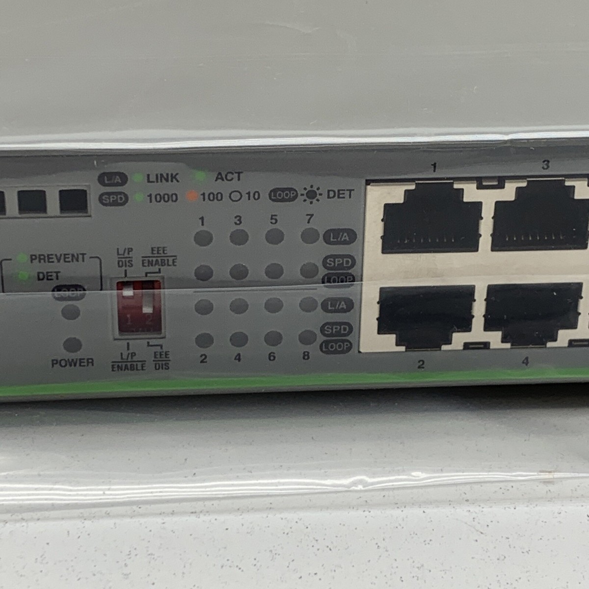 Allied Telesis AT-GS910/8 (ROHS) 新品☆4台(アライドテレシス Allied Telesis AT-GS910/8 (ROHS) 新品☆4台(アライドテレシス