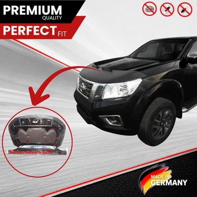 CARBON OPTIQUE BRA de Capot compatible Nissan Navara D23 2014- Protege Tuning - Photo 1/4