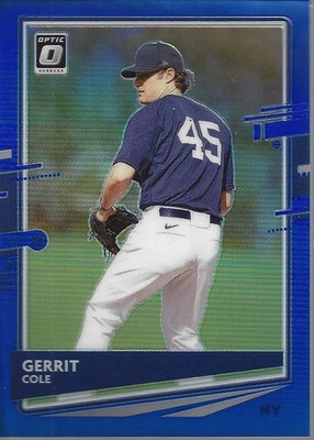 2020 Donruss Optic Blue #133 Gerrit Cole /75 - BB