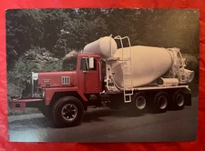 1987 International "PAYSTAR" - Original Truck Sales Brochure / Postcard