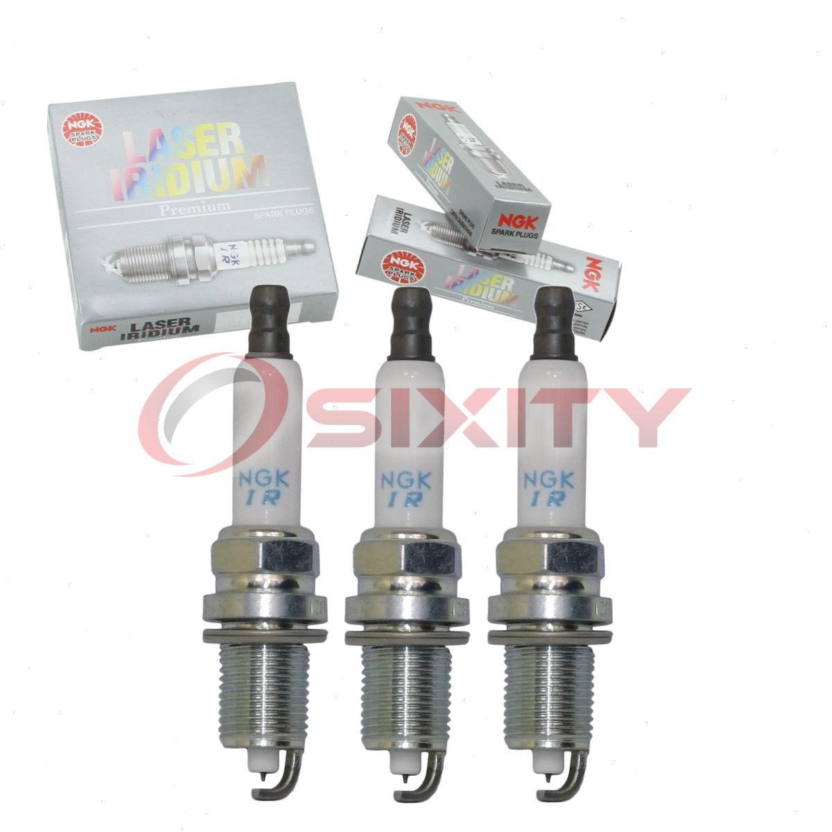 3 pc NGK Laser Iridium Spark Plugs for 2020-2021 Ford Escape 1.5L L3 yn