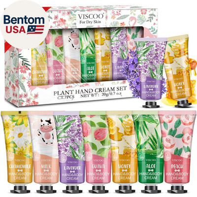 7 Pack Hand Cream Set for Women Mini Travel Size Lotion Gift Set