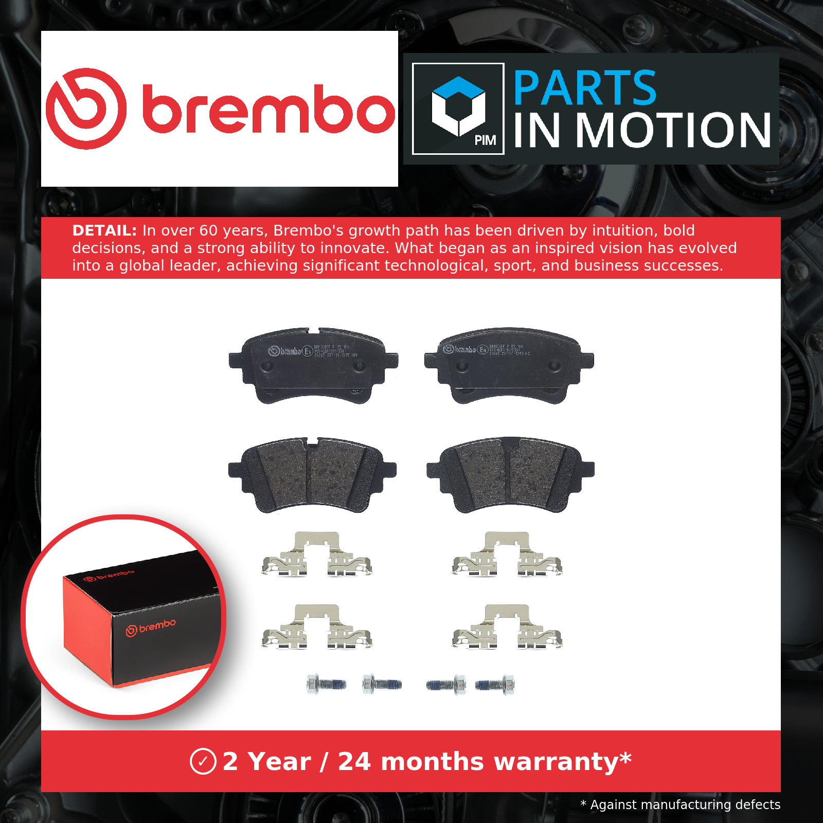 2x ✅Fits BREMBO P 85 186 Brake Pad Set, disc brake P 85 186 Brake pa ⭐UK Seller⭐ - Image 13