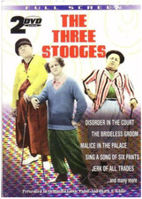 The Three Stooges : Larry Fine, Moe Howard, Curly Howard, Shemp Howard DVD box
