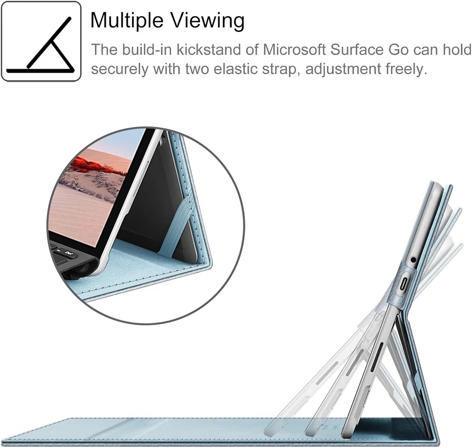 保护壳 适用于微软 Surface Go 3 2021/ Go 2 Portfolio 商务保护套 — 第 2/4 张图片