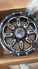 Gear Alloy 725mb Dominator Satin Black Wheels With Mirror Machined Accents 18x9