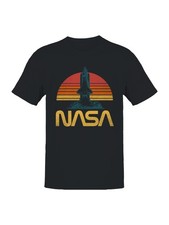 Officially Licensed Nasa Retro Space Shuttle Launch Men's T-shirt