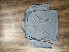 Stitches Men's Size Med Pullover  Quarter Zip LA Dodgers Gray los Angeles 