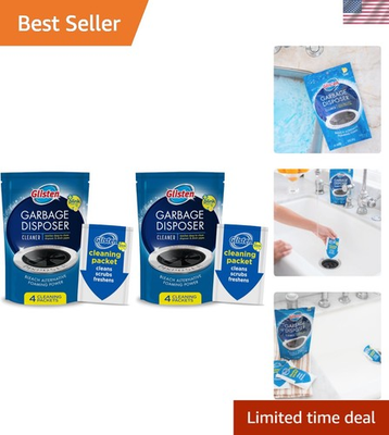 #ad Lemon Scented Odor Eliminator amp; Foaming Cleaner for Garbage Disposers 2 Pack $16.14