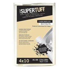 Trimaco 02602 Drop Cloth, 10 Ft. L X 4 Ft. W