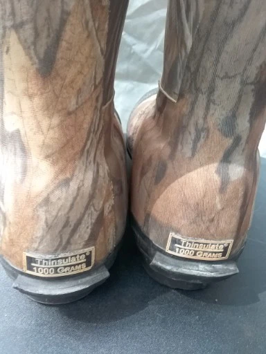 Redhead Bone Dry Mens Waterproof Rubber Boots Sz 11 Thinsulate Steel Shank 1000g - Image 3 of 4