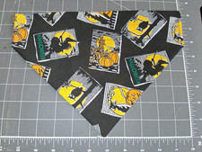 Large Sz Dog Halloween Bandana Slip on Collar Shepard Mastiff Dane Witch Pumpkin