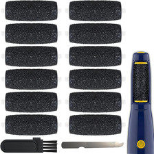 12 Pack Replacement Rollers for Amope and Dr Scholl's Foot File