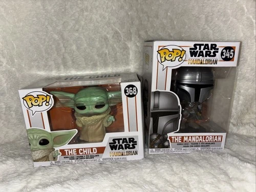 Pop Funko, The Child And The Mandalorian Bundle A Lot Of Two