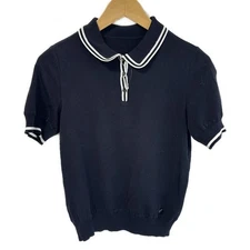 FOXEY - 35740 Dark Navy White Black Women's Polo Shirt