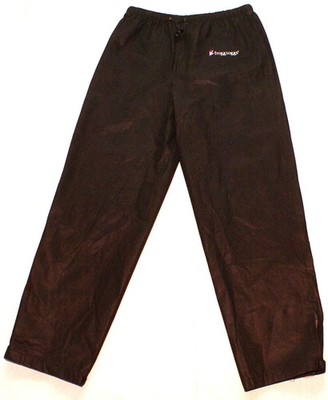Frogg Toggs Rain Pants Size Medium Black Bungee Water Resistant Windbreaker