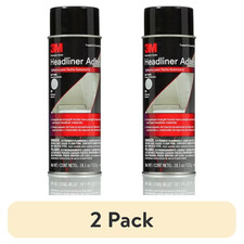 2 Pack 3m 38808 Headliner Spray Adhesive Fabric Foam Carpet Glue 18.1 Oz Cans