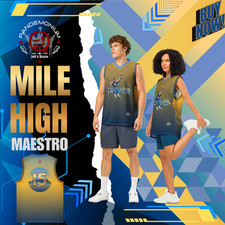 Premium basketball jersey | Mile High Maestro – 15