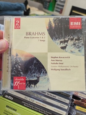 Brahms Pno. Con.#1/Kovacevich + Pno. Con.#2/Richter/Leinsdorf (2 CD's)