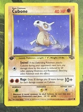1st Edition Cubone 50/64 - Jungle - Light Play