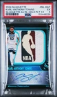 Karl-Anthony Towns 2024 Silhouette GAME USED Logoman Auto 1/1 PSA 5 True 1 OF 1